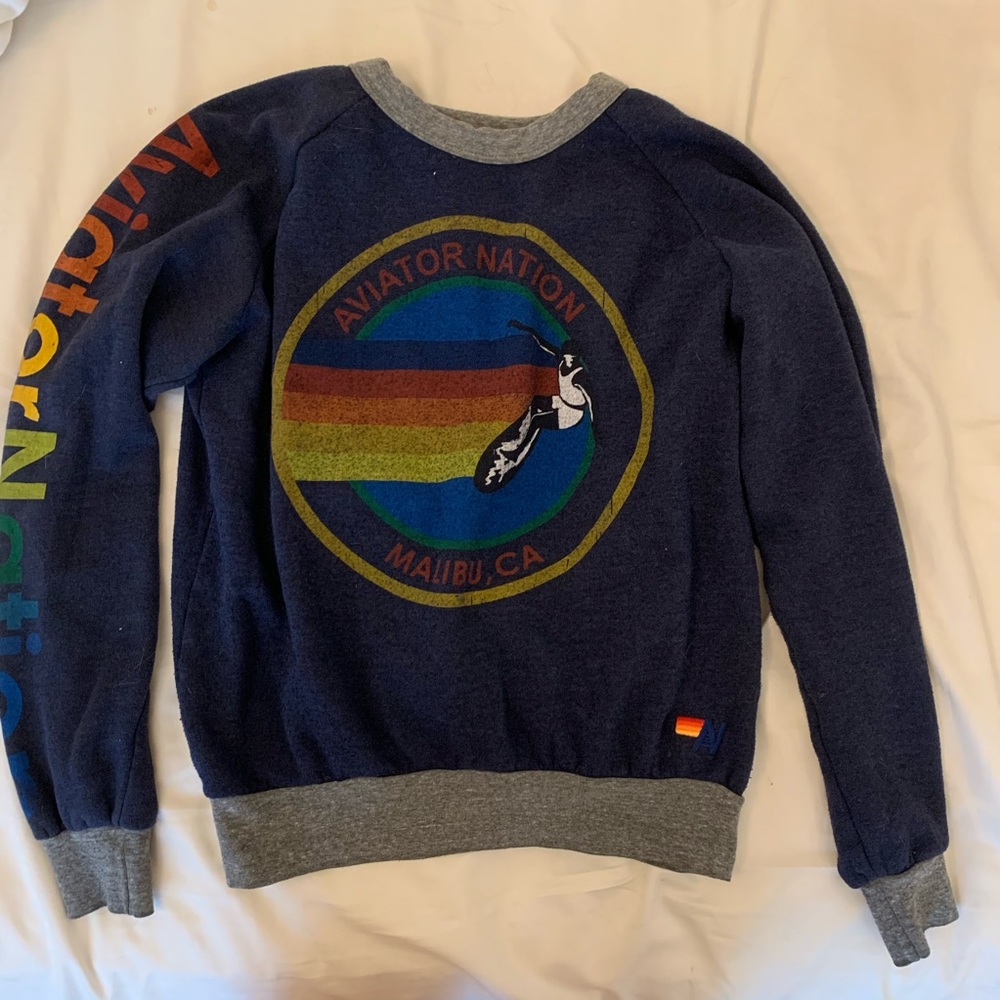 Aviator nation crewneck